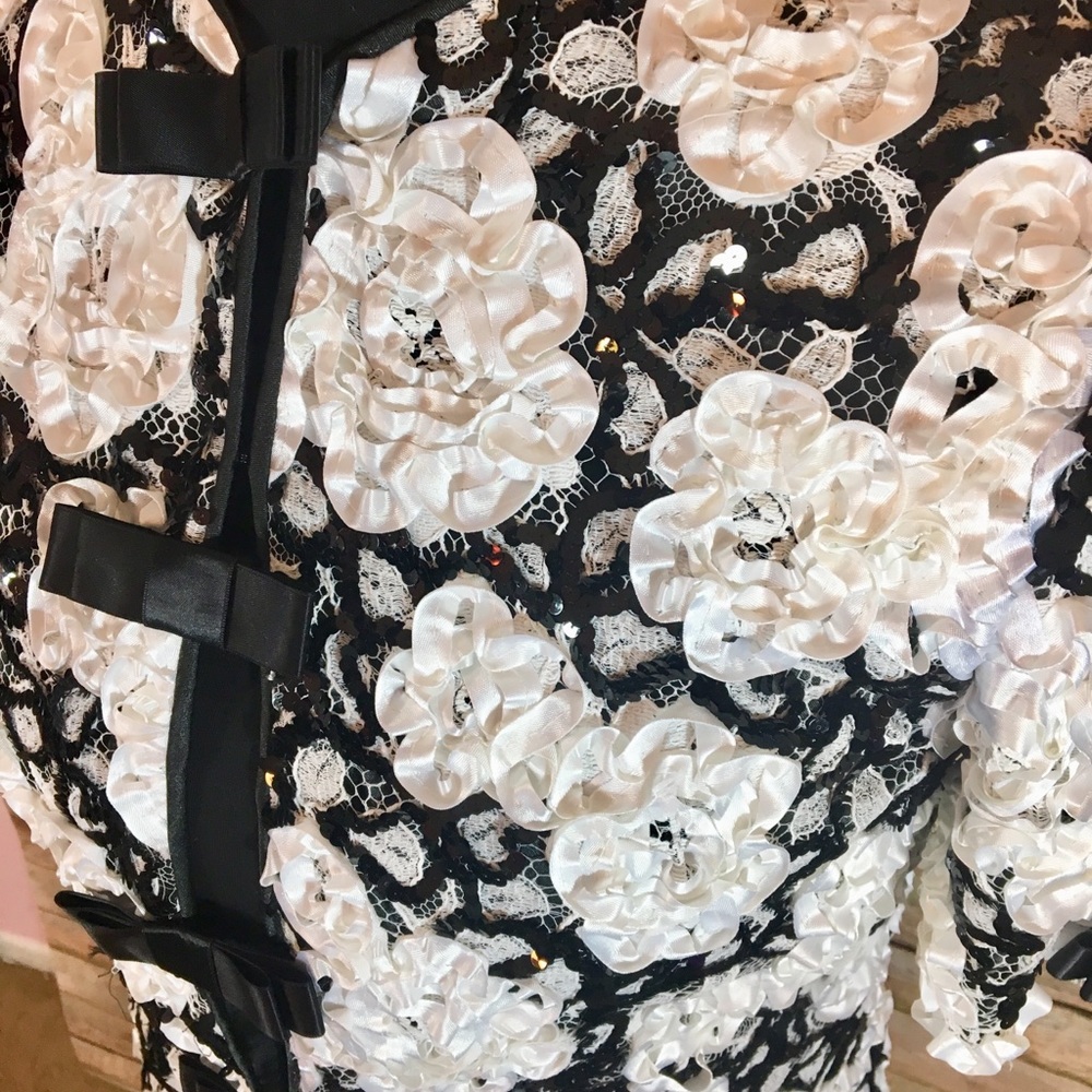 Vintage Pierre Labiche Black and White Jacket